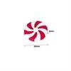 10Pcs Christmas Tree Candy Pendant Decoration Plastic Lollipop Xmas Party