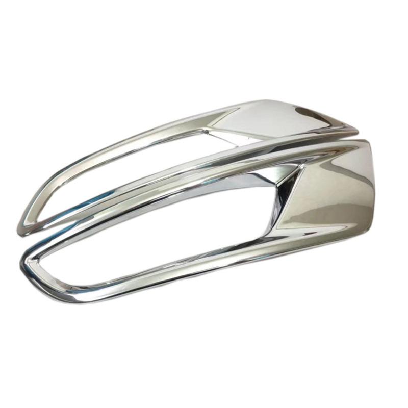 For Mazda CX-3 CX3 2017 2018     Car ABS Chrome Cover Trim Back Tail Rear Fog Light Lamp Frame Sticker 2PCs