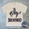 Vintage Rodeo Cowboy T-shirt: Western Style Retro Tee