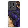 Bewood Unique Case for Motorola Edge 50 Pro - Violet with MagSafe
