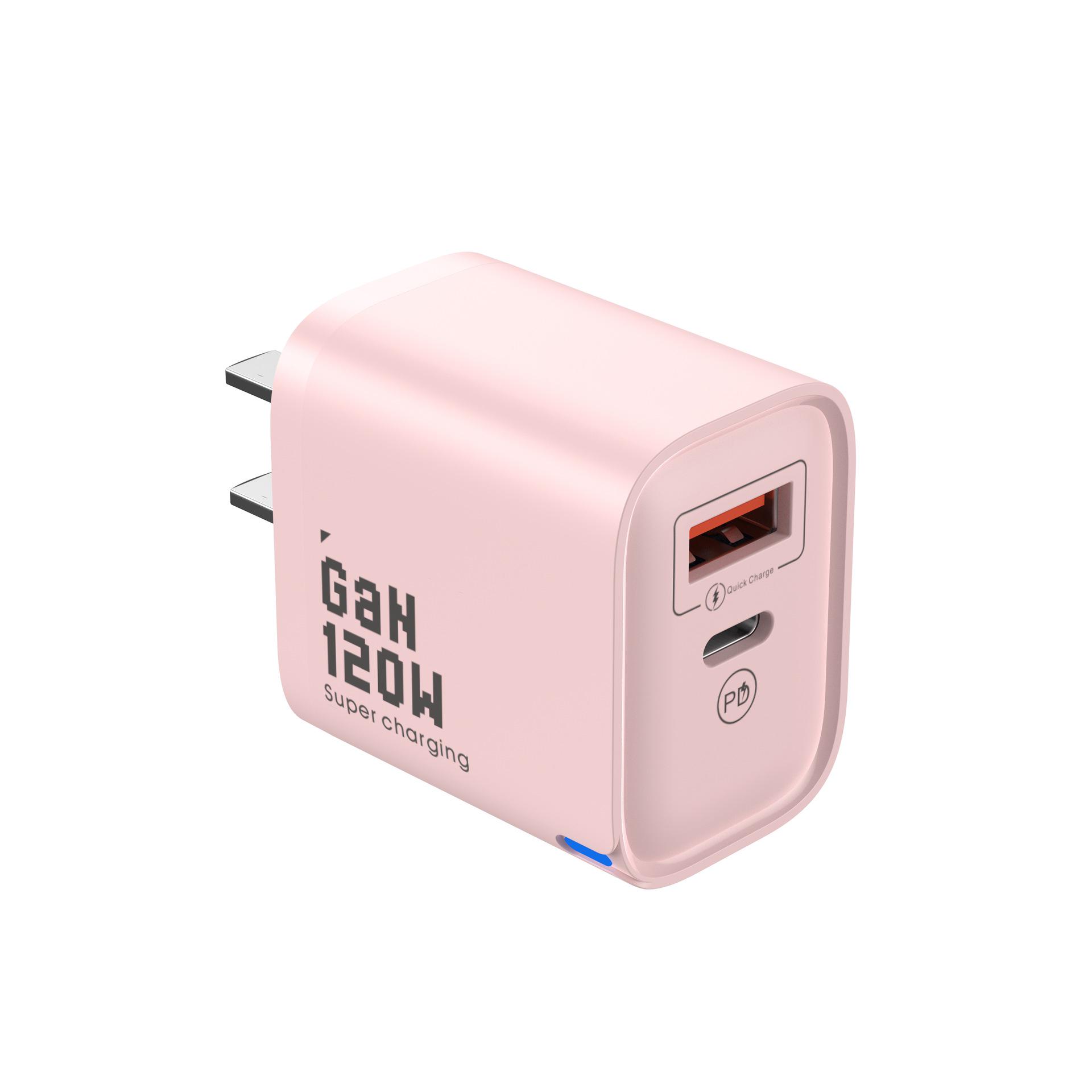 

120W Multi-Port USB Charger with PD for Android, Apple, Huawei, Xiaomi, OPPO, Vivo, and More