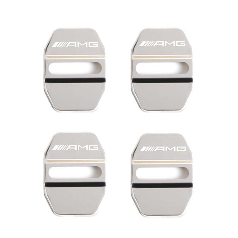 

GLC GLB Door Lock Decoration rust protection Stainless Steel Plastic Cover for Mercedes Benz W212 W204 W211W168 W213 W205 W210 срібний