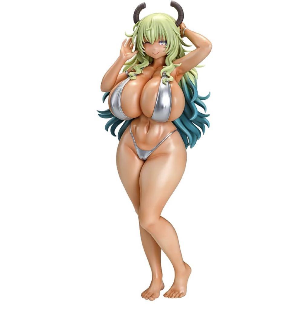 

[Б/У] Q-six Мисс Кобаяси и её горничная-дракон Лукоа в купальнике Загорелая версия