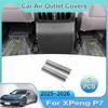 Air Outlet Covers Fit For XPeng P7 2025 2026 Car Under Rear Seat Ventilation Conditioner Vent Protective Accessories Stainless