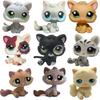 Rare Littlest Pet Shop Lps Toy Toy Mini Stands Short Hair Kitten Old Figures Collection Al Bobble Head Toy
