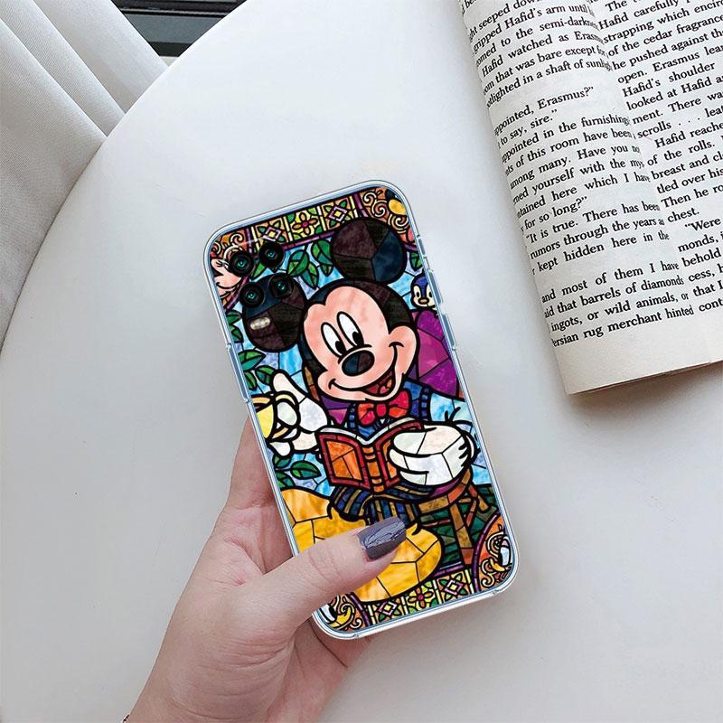Mickey Minnie Mouse Transparent Phone Case for Motorola Moto G10 G20 G30 G31 G32 G34 G35 G41 G42 G50 G51 G52 G55 G60 G60S