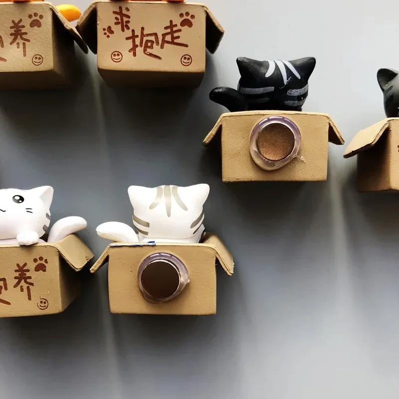 Niedliche Katzen Kühlschrankmagnete  Heimdekorationsmagnete  3D-Magnete  Geschenke