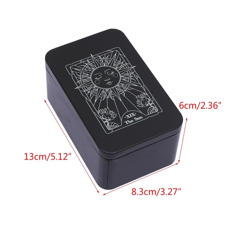 Rectangle Money Coin Carry Box Small Tarots Organizers Jewelry Key Storage Box