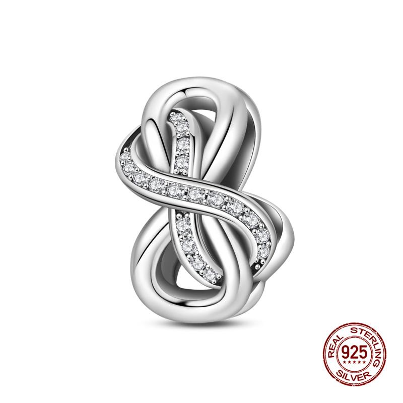 Charms Copper Romantic Ice And Snow Glass Beads Charms Fits 3Mm Original Bracelet Necklace Womens Diy Fine Jewelry Gift New