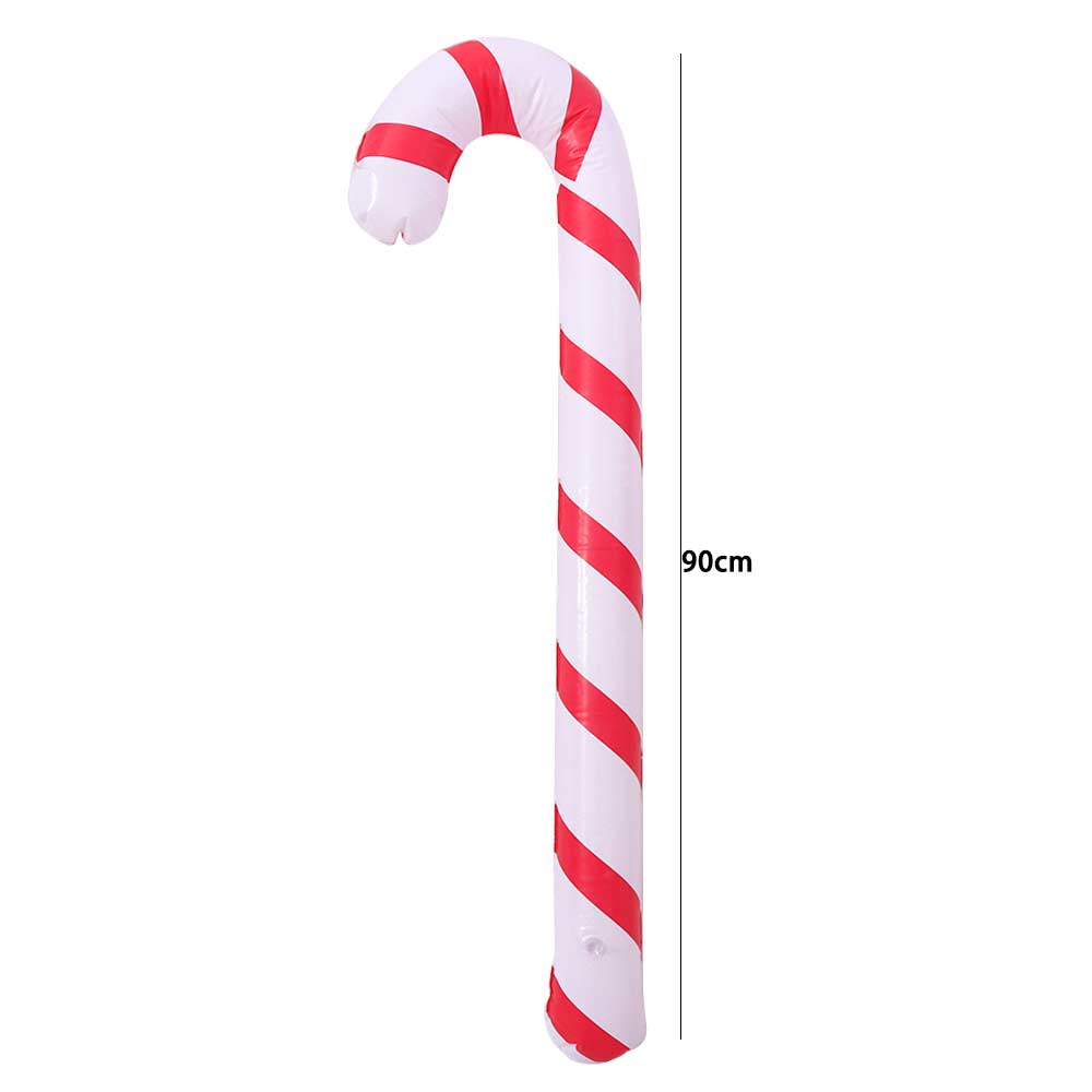 90cm New Year Party Candy Canes Decor Party Favors Balloons Christmas Supplies Candy Cane Stick