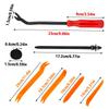 415pcs Car Bumper Retainer Clips and Nylon Fasteners Rivet Kit Car Body Push Retainer Pin Rivet Bumper Door Trim Panel Retainer