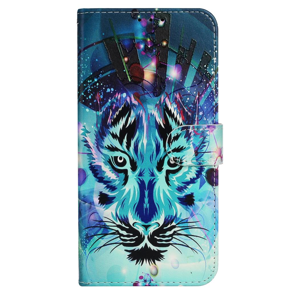 For Motorola Moto G55 5G Case Pattern Leather Wallet Phone Cover with Card Holder