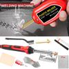 100W Plastic Welding Repair Kit & 2-IN-1 Soldering Iron 200/1000Pcs Hot Staples Kayak Bumper Car Repair Tools