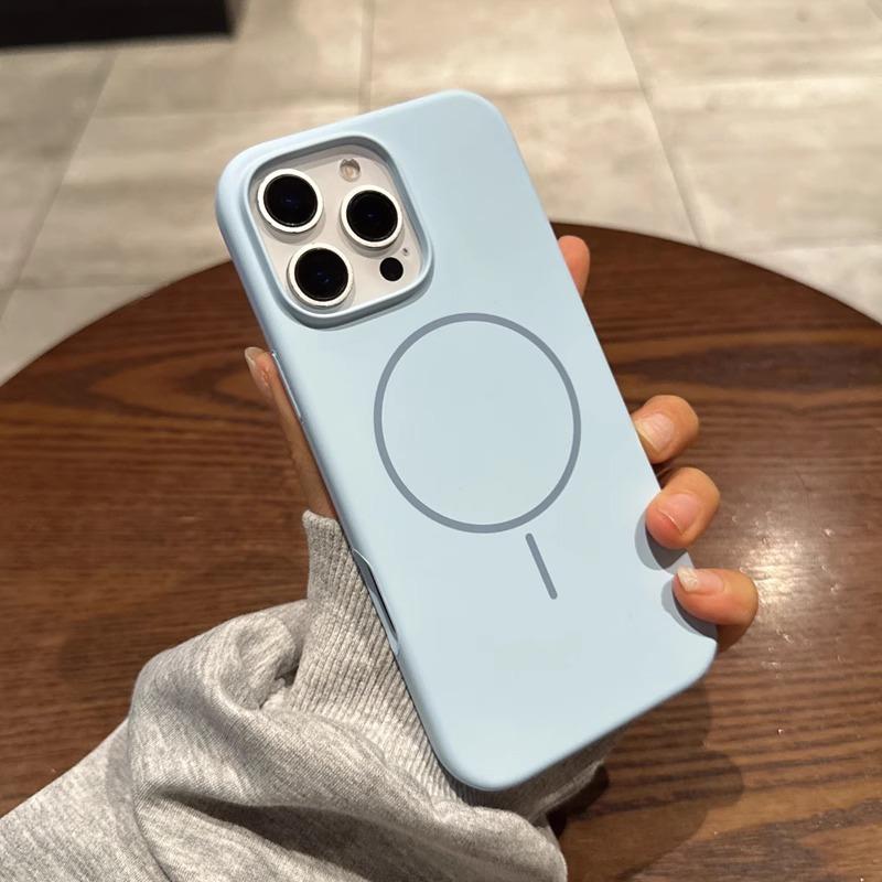 

Жидкий силиконовый магнитный присоска подходит для iPhone16PROMAX мобильный телефон чехол Apple 15 сильное магнитное тонкое кольцо 14 мягкий защитный чехол iPhone11