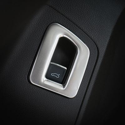 Stainless Steel For Teramont Atlas 2017 2018 Accessories Car Styling Car Inner Rear Spare Box Button Cover Trim