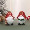 Creative Gnome Figurine Resin Dwarfs Miniature Sculpture Santa Claus Statue  Festive Atmosphere