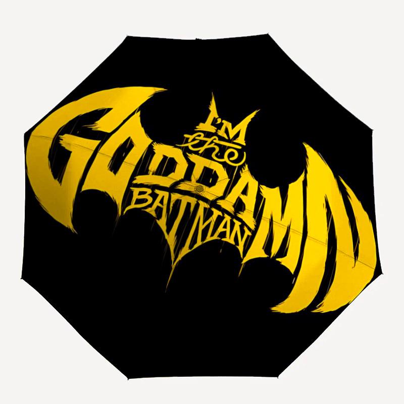 

1pc Batman Automatic Folding Umbrella - Compact 8-Rib Design,Festive Gift for Friends & Family, Compact Umbrella 21123