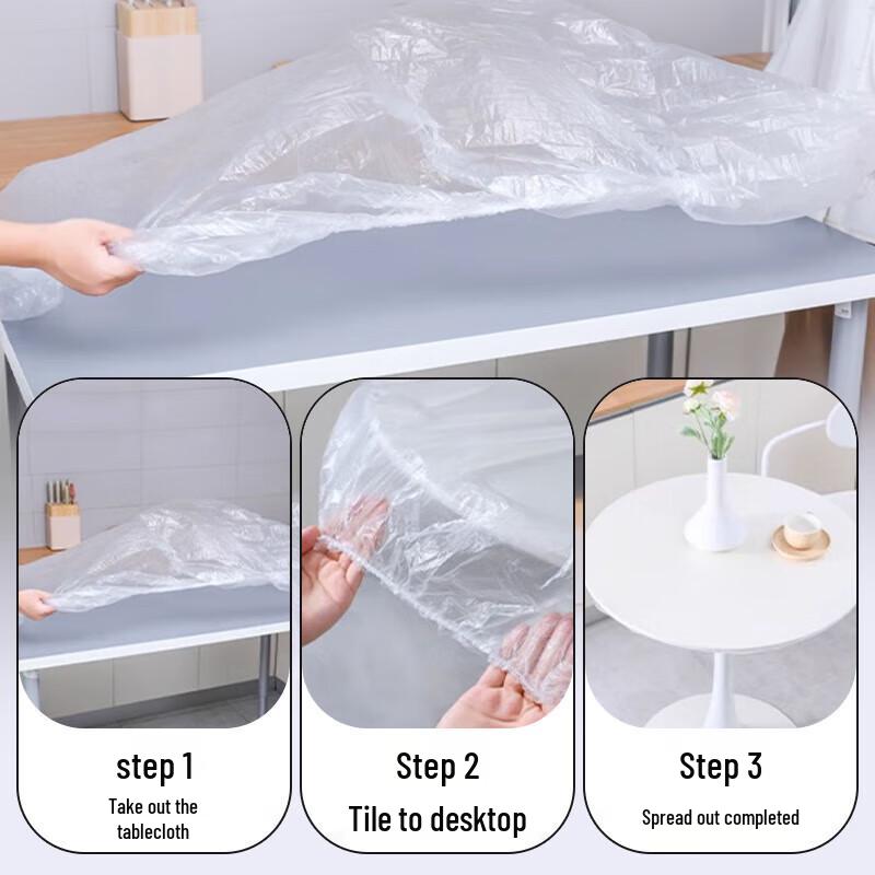 Tinghao Elastic Disposable Waterproof Oil-Proof Tablecloth