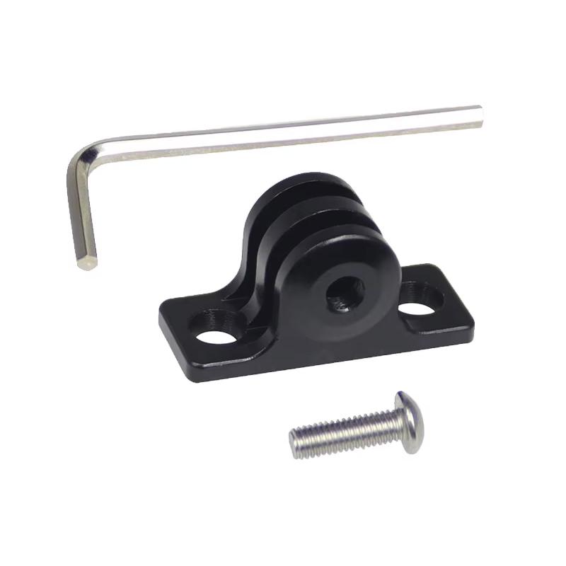Aluminum Alloy Camera Mount Adapter with M5 Screw for GoPro Hero 13 12 11 10 9 DJI OSMO Action 5 4 3 Action Camera Accessories