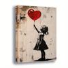 Peinture décorative métallique rétro pour la Saint-Valentin pour chambre à coucher de couples, salon, café, bar, restaurant