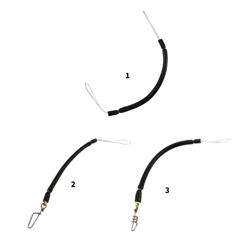 Heavy Duty 15.75in Shockcord Professional Equipment Accessory Spearfishing Shock Cord with Stainless Steel Snap