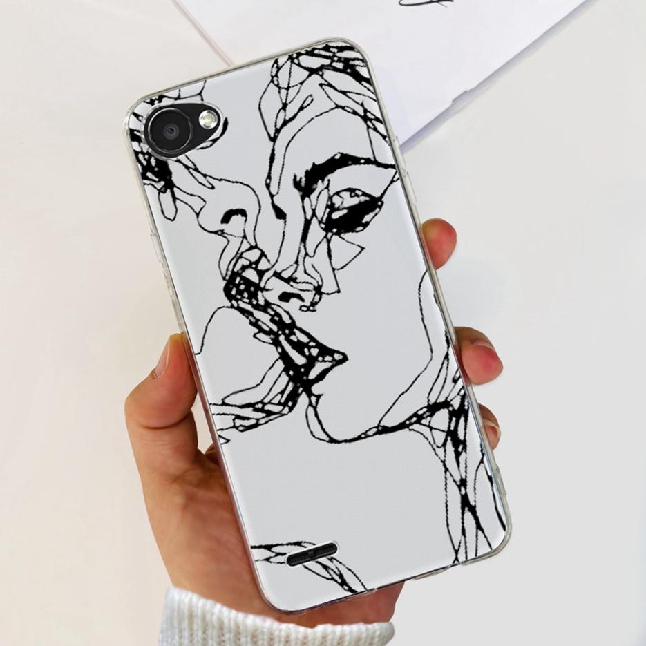 For LG Q6 Case M700 M703 Cute Painted Cover Soft Silicone Phone Case For LG Q6 Q6+ LGQ6 Back Cover Bumper For LG Q6 5.5'' Fundas