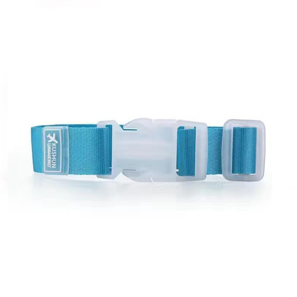 Cinghie per appendere i bagagli Cinghie con fibbia regolabile per bagagli in nylon Cinghie per borse da valigia Ganci per lucchetto per cintura Accessori da viaggio