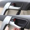 Wellvie Prado 150 Series TX Exclusive LAND CRUISER PRADO Inner Door Knob Cover Inside Interior Garnish Set of 4 Parts Dress Up
