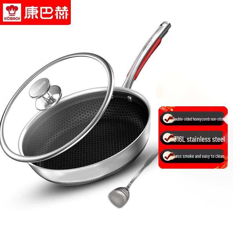Kambach 28см 316SS Сотовая антипригарная сковорода