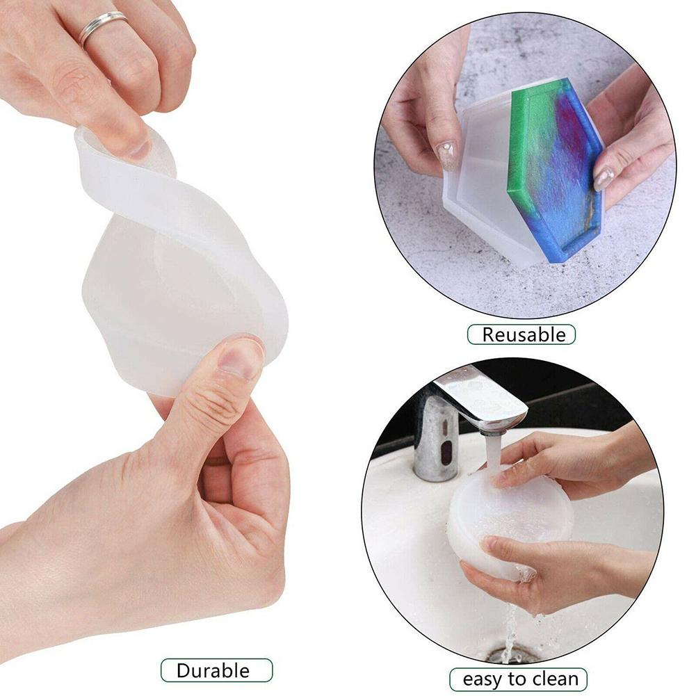 26Pcs/Set Epoxy Resin Silicone Molds DIY Resin Art Crafts Making Tools Molds Stir Sticks Measuring Cups Crystal Epoxy Resin Mold