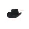 Cowboy Hat Christmas Travel Cap Western Hat Outdoor Sun-Protect Jazz Cap Western Cowboy Hat Tibetan Hat Style
