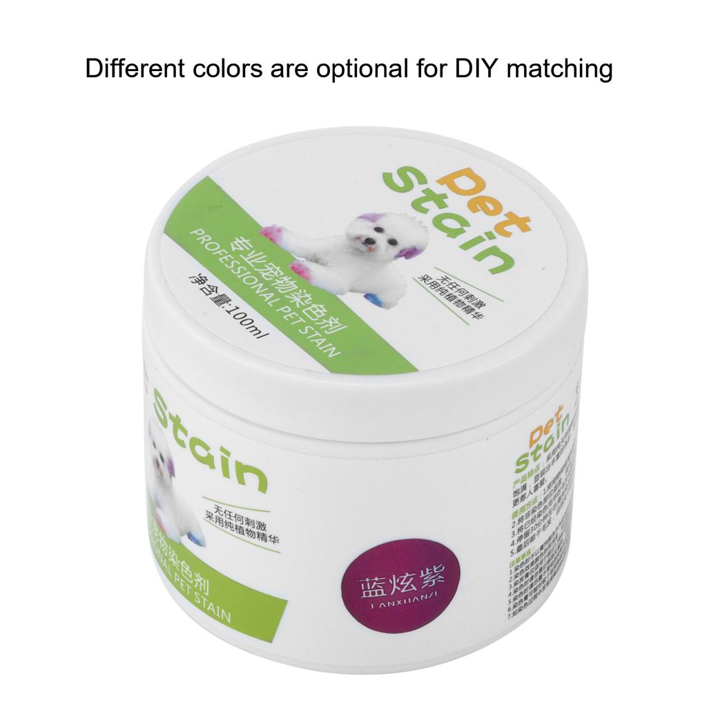 Pet Hair Dye Non Toxic Temporary Dog   Coloring Agent for Small Pet Hair Dying