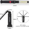 Generic Led Work Light Usb Rechargeable Super Bright Cob 360 Rotating Foldable Magnetic Base For Car Repair Camping Garage2 Pack
