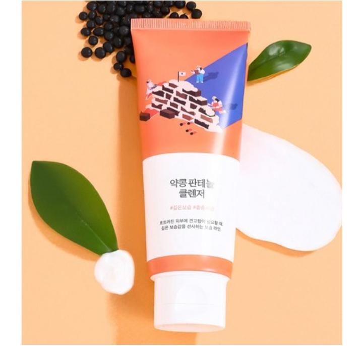 Round Lab Soybean Panthenol Cleanser 150ml – Gentle & Hydrating Face Wash