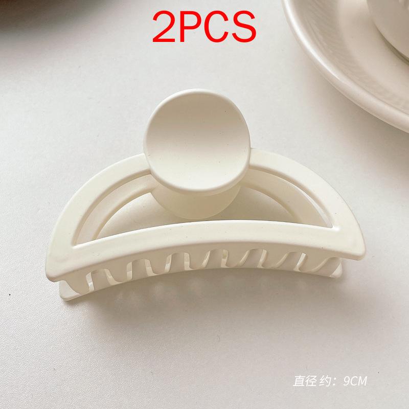 2 ΤΕΜ Premium Σετ Κεφαλών Νέο Γυναικείο Κλιπ Κλιπ Νύχι Μόδας Καφέ Μαύρο Ακρυλικό Μεγάλες Φουρκέτες Claw For Lady Clip Barrette Αξεσουάρ μαλλιών