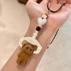 Multipurpose Sturdy Chain Necklace With Adorable Brown Lovely Bear Pendant Designs Fashion Accessory Casual Wear