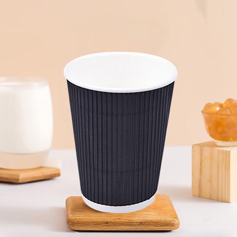 

Pabei Disposable Coffee Paper Cups with Lids