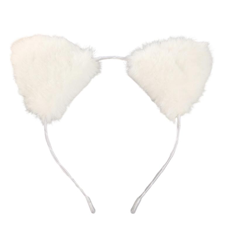 Plush Kitten Ears Headbands With Glowing LED Light For Role Play And Sports Activities Plush Headwear 1