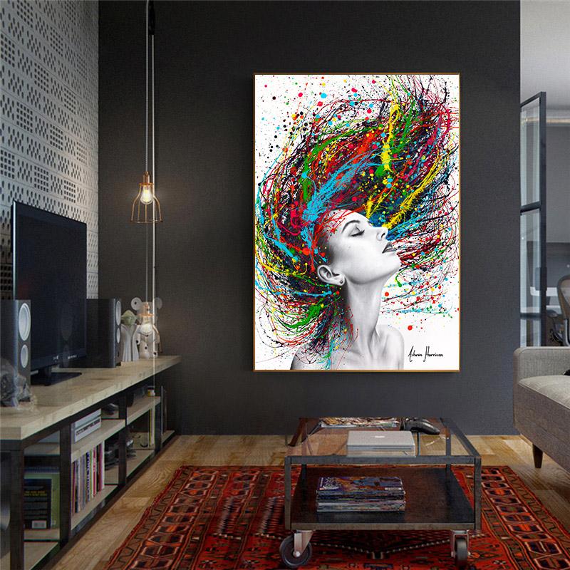 Nordic Canvas Paintings Abstract Ashvin Harrison Art Excite Wall Art Posters and Prints For Living Room and Porch Decoration