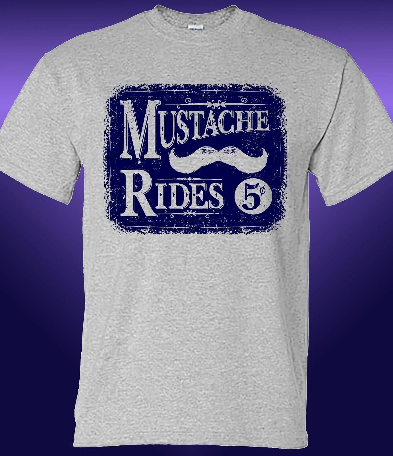 Mustache Rides only a Nickel T-shirt S