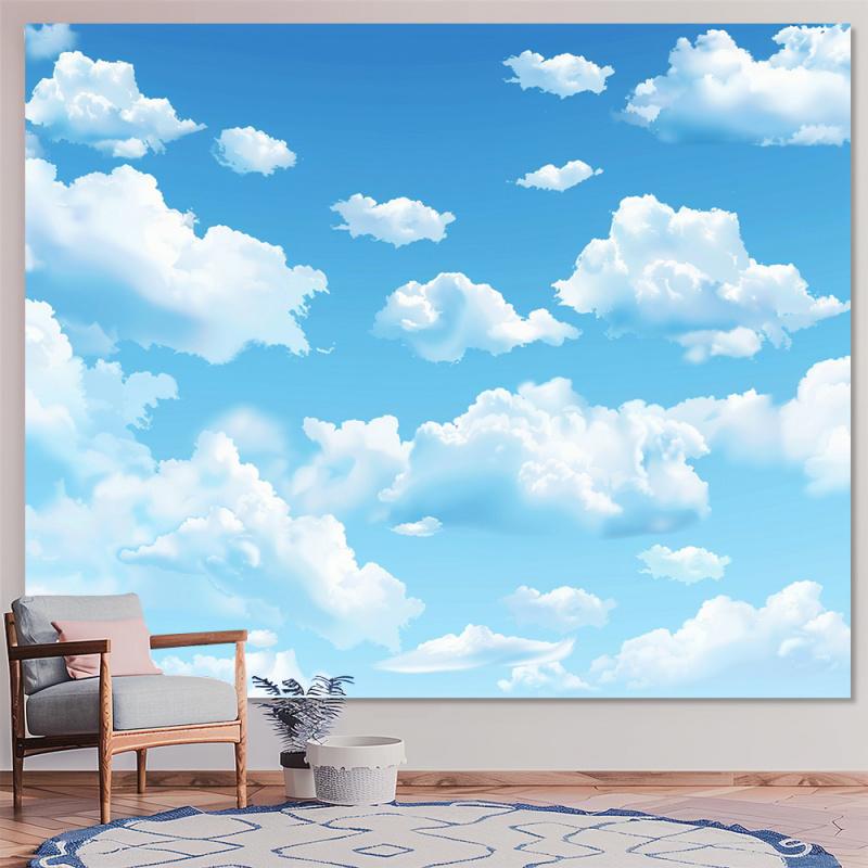 VIKAMA Healing Sky Landscape Tapestry Outdoor Decorative Cloth Photography Event Atmosphere Decoration Background Cloth