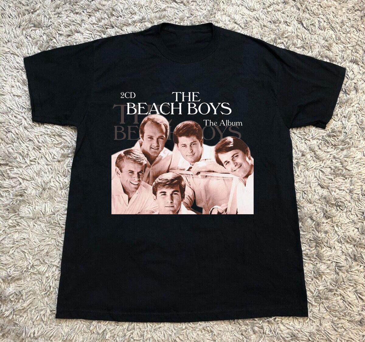 The Beach Boys Black Cotton All size Gift For Fans T-shirt HRL349 L