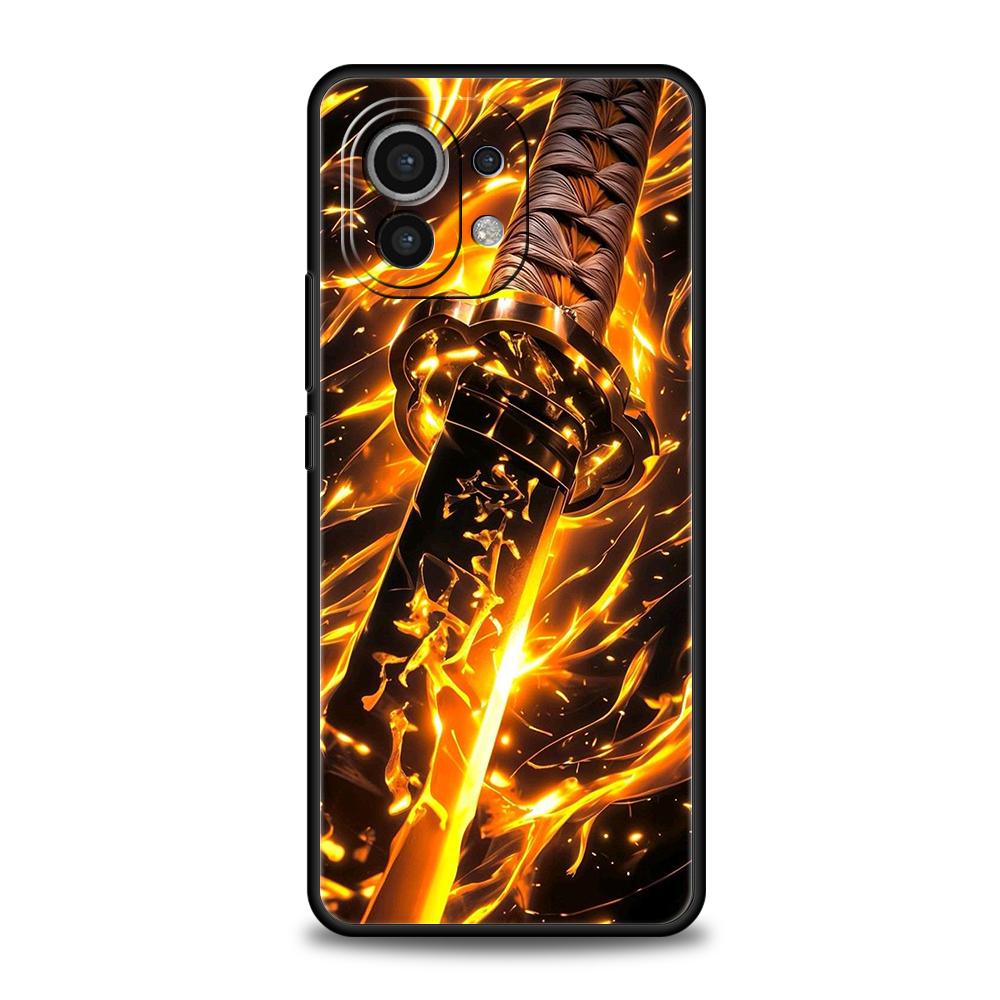 Handyhülle Cover für Xiaomi Poco F7 F6 F5 F4 F3 X7 X6 X5 X4 X3 NFC M4 C51 C55 GT Pro Weiches TPU Fundas Das Schwert Kreatives Muster