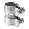 Exhaust Clamp Stainless Steel 45mm 50mm 63mm Exhaust Tube Pipe Connector Joiner Sleeve Clamp Adjustable Tip Car Accessories