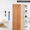 Walnut Coat Racks Wall Hangable Wall Mount Entry Door Porch Hangable Coat Rack Solid Walnut Wood Piano Keys Clothes Hook