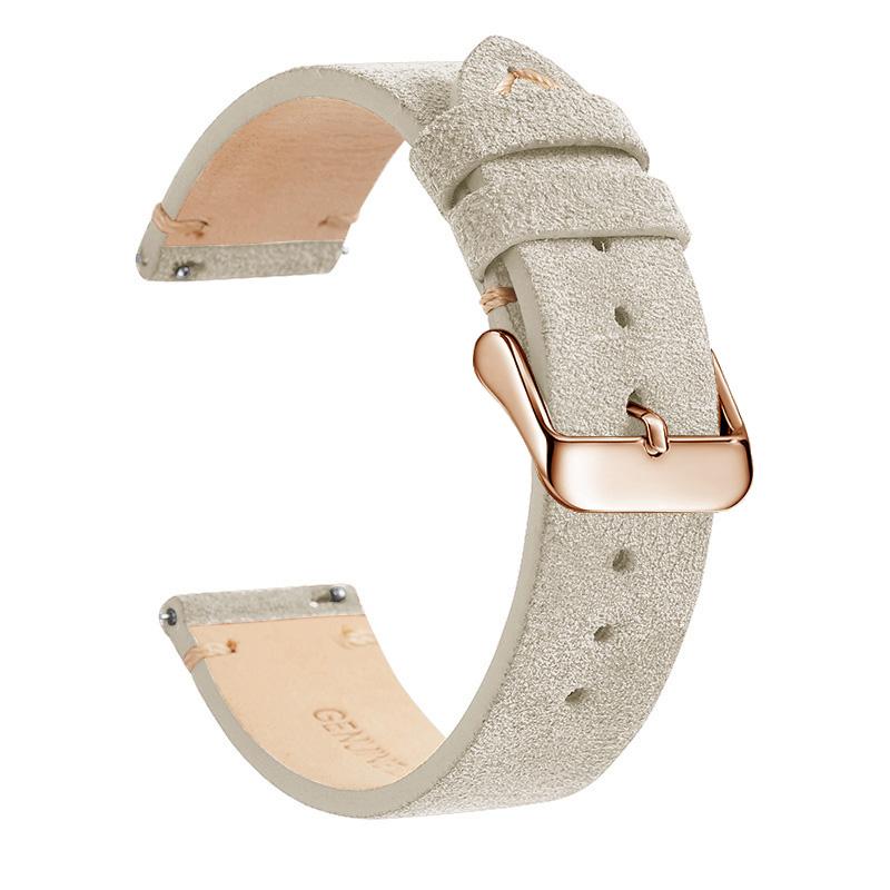 Elegantes Echtleder-Uhrenarmband, Schnellverschluss 14mm/16m/18mm/20mm/22mm Uhrenarmbänder, für Samsung, Seiko, Oris, Citizen Uhr