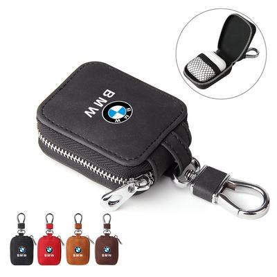 FA5High-end Leather Car Logo Bluetooth Headset Box Protector Case For 50th M M2 M3 M4 M5 M6 E46 E90 E60 F10 F30 E39 E36 F20 E87
