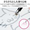 ELECOM Touch Pen for Smartphones and Tablets, Antibacterial, Conductive Fiber Type, Replaceable Tip (Sold Separately, P-TIPS03), Black P-TPS03ABBK