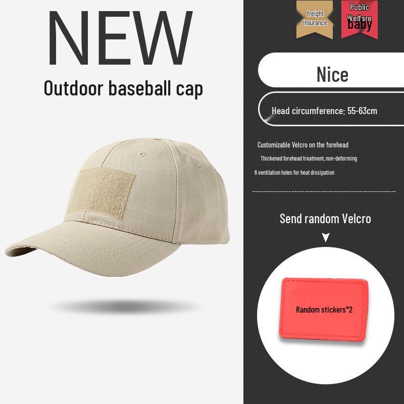 Men's Tactical Baseball Cap - Military & Cycling Visor Hat, Breathable Fabric, Adjustable Fit.