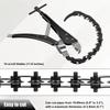 Rolling Chain Pipe Cutter Chain Lock-Grip Tailpipe Cutter Exhaust Pipe Cutter  Three-Way Catalytic
